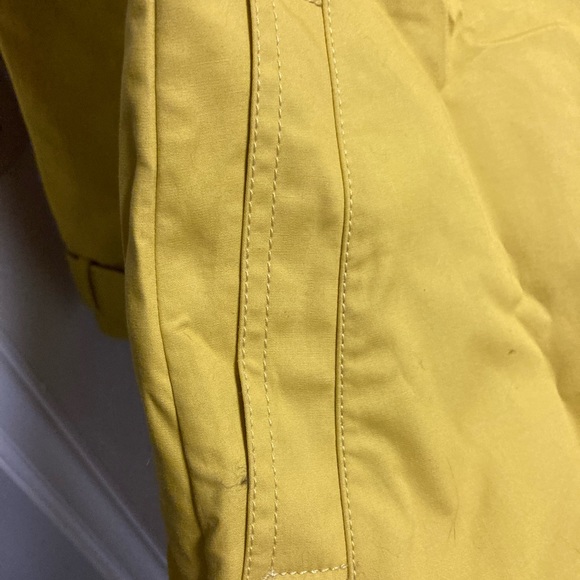 COPY - Yellow lined J. Crew raincoat, size small - Picture 9 of 12